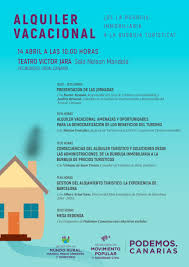 Alquiler vacacional de particular a particular. Podemos Canarias Debate Sobre El Alquiler Vacacional Podemos Canarias
