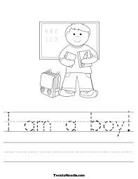 I Am A Boy Worksheet Kindergarten Worksheets English Worksheets For Kindergarten Worksheets For Kids