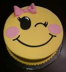 Winking Emoji Cake Emoji Birthday Cake Emoji Cake Cake