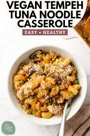 Try the best casserole recipes of 2021: Vegan Tempeh Tuna Casserole Gluten Free Okonomi Kitchen