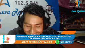 AMANECIENDO CON CRISTO CONDUCE RESCADO POR DIOS HMN ARMANDO CUJILEMA