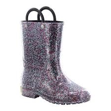 Girls Western Chief Glitter Rain Boot