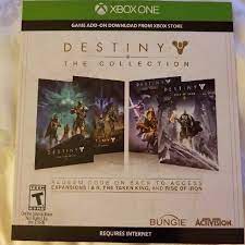 The collection will release for the ps4 and xbox one on september 20. Destiny The Collection Dlc Xbox One Games Gameflip