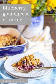 Blueberry Crumble Recipe Easy Blueberry Goat Cheese Crumble Recipe Blueberry Goat Cheese Blueberry Crumble Recipes Blueberry Crumble