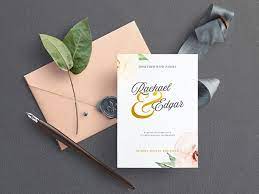 You can also change the color of the ribbon and pen plus customize the shadows, effects and background of the mockup. 50 Free Invitation Mockup Design Psd Format Collection Candacefaber