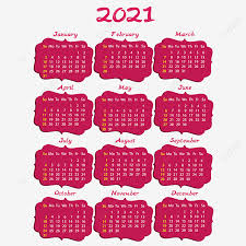 Sementara bunga itu sendiri tidak berubah, tetaplah bunga. Gambar Kalendar 2021 Dalam Bingkai Merah Jambu Kalendar 2021 Kalendar Tahunan 2021 Png Dan Vektor Untuk Muat Turun Percuma