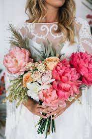 Seven summer wedding color inspirations. 40 Perfect Peony Wedding Bouquets Wedding Bouquets Bride Peony Bouquet Wedding Flower Bouquet Wedding