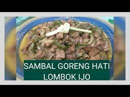 Homemade sambal ijo ⠀⠀⠀⠀⠀⠀⠀⠀⠀ by @dewie_kitchen. Sambal Goreng Hati Lombok Ijo Ala Rumahan Youtube