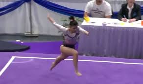 auburn gymnast breaks both legs while