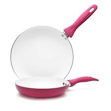Iko Vivid Ceramic Non Stick Pan 10 Inch Pink Tried It Love It Click The Image Skillets And Fry Pans Ceramic Non Stick Ceramics Stick