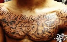 A broken heart tattoo has a really deep and emotional meaning. Money Bag Tattoo