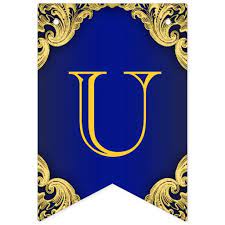 Royal Blue Gold Prince Baby Shower Bunting Flags Zazzle Com Convite Pequeno Principe Alfabeto Do Cha De Bebe Cha De Bebe Faca Voce Mesmo