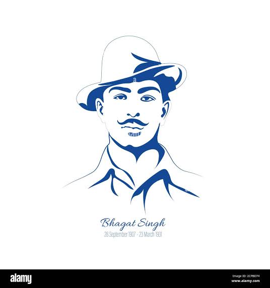 Vector illustration of indian sikh freedom fighter Bhagat Singh. A Nation Hero and Freedom Fighter Stock Vector Image & Art - Alamy