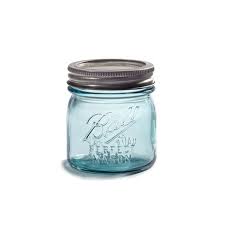 Triple bubble 12 pack 8 oz mason jars small glass jars with lids, blue canning jars ideal for food storage, jam, canning, honey, jelly jars. Ball 8oz 4pk Aqua Vintage Regular Mouth Jars Target