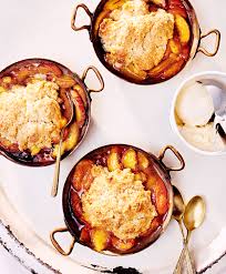 Combine peaches, 1 cup of the sugar and the water in a saucepan and mix well. The Best Fruit Cobbler Crumble And Crisp Recipes Martha Stewart