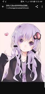 Decorate your laptops, water bottles, notebooks and windows. Pastel Purple Anime Girl Aesthetic
