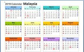 Sebentar lagi akan berganti tahun 2019. Kalender 2019 Malaysia Pdf