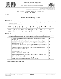 B) la olimpiada de matematică sunt 15 probleme de rezolvat. Concursul De Evaluare In Educatie Etapa I 17 Octombrie 2009 Marcelina Popa S Blog