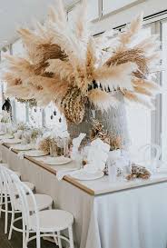 Top 6 Wedding Decor Trends For 2020 Brides Wedding Forward Dried Flowers Wedding Wedding Decorations Flower Decorations
