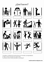 Que Hacen Actividades De Escritura Actividades Para Clase De Espanol Verbos