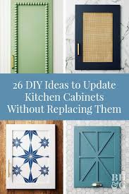 26 Diy Ways To Update Your Kitchen Cabinets Without Replacing Them In 2020 Diy Door Diy Kitchen Remodel Easy Diy Decor