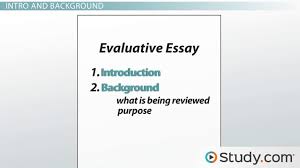 Disclaimer dod's section 508 commitment. Evaluative Essay Examples Format Characteristics Video Lesson Transcript Study Com