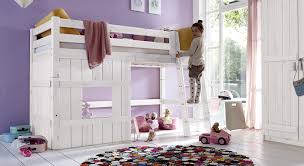 Platzsparendes hochbett kinder mit gewissen extras… wenn der sprössling dem gitterbettchen entwachsen ist. Hochbett Aus Holz Mit Leiter Fur Madchen Kids Paradise
