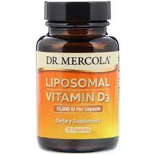 Support your immune system naturally free from artificial colors, flavors, & preservatives Dr Mercola Liposomal Vitamin D3 10 000 Iu 30 Capsules Iherb