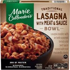 See ingredients, nutrition, and other product information here. Marie Callender S Lasagna With Meat Sauce Bowl 11 75 Oz Baker S