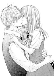 Anime Black And White Couple Drawings Anime Black And White Boy Couple Favim Com 3881044 Jpg 500 700 Animais Amorosos Desenhos De Casais Anime Manga Shoujo