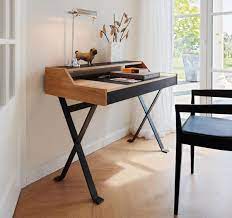 Tabelle beine schreibtisch füße schwarz heavy duty stahl industrielle gusseisen möbel rahmen büro bank kaffee esszimmer metall tisch beine. Stanley Schreibtisch Eiche Massiv Geolt Schreibunterlage Und Schubladenblenden Linoleum