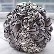 Wedding bouquet with 150 swarovski crystal and beaded flowers. Elegant Wedding Bridal Bouquets Crystal Bouquet Rhinestone Brooch Holding Flowers Handmade Satin Rose Flowers High Quality Wedding Supplies From Fashion In The Wedding Flowers Bridal Bouquets Red Bouquet Wedding Artificial Wedding Bouquets
