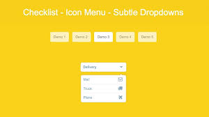 How To Create A Subtle Dropdown Checklist And Menu Web Development Design Web Design Web Development
