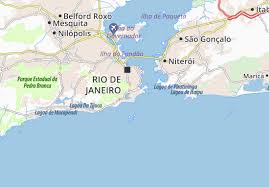 The rowdy copacabana is one of the most traditional and old areas from rio de janeiro. Michelin Landkarte Copacabana Stadtplan Copacabana Viamichelin