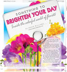Flowers are a great way to lift someone's spirits. Something To Brighten Your Day Fort Myers Florida Weekly