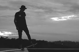 Woman with black hair wallpaper, wlop, anime girls, artwork, women. Hd Wallpaper Skater Damon Black And White Skate Ramp Half Pipe Sunset Wallpaper Flare