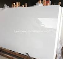 Pure White Nano Crystallized Glass Stone Slab
