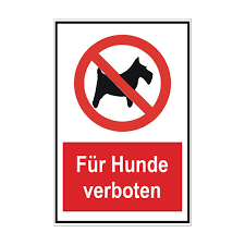 Diese vorlage für ein handyverbot müssen sie lediglich in der farbe ihrer wahl ausdrucken und an. Verbotsschild Fur Hunde Verboten Das Hunde Verboten Schild