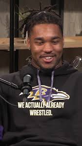 The Mike Green vs. Tyler Linderbaum wrestling match in the locker room.  Watch Green’s full interview