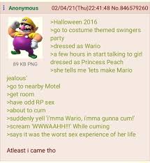 {{ swiper.realindex + 1 }} / {{ items.length }}. Anonymous Thu 2241 48 No 846579260 Halloween 2016 Go To Costume Themed Swingers Party Dressed As Wario A Few Hours In Start Talking To Girl 89 Kb Png Dressed As Princess Peach She