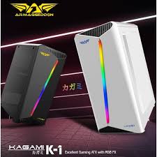 Armaggeddon full atx gaming case nimitz tr5000 black €75,90. Armaggeddon Kagami K1 Rgb Excellent Gaming Case Black Shopee Indonesia