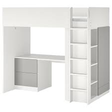 Small bedroom desk ideas, cute desk area for a bedroom in 2019, modern study tables study interior design modern study, how to hide desk cords i needed a cheap desk to fit in a small space. Smastad Loft Bed White Grey With Desk With 3 Drawers Ikea