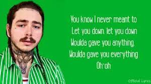 Ada 20 lagu post malone cicle klik salah satu untuk download lagu. Better Now Von Post Malone Laut De Song