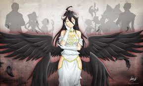 All sizes · large and better · only very large sort: Woman With Wings Digital Wallpaper Anime Overlord Albedo Overlord Aura Bella Fiora Cocytus Overlord Demiurge Overlord Ma Anime Albedo Digital Wallpaper