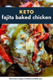 Prepare a 9x13 casserole dish with coconut oil cooking spray. Fajita Baked Chicken That Low Carb Life