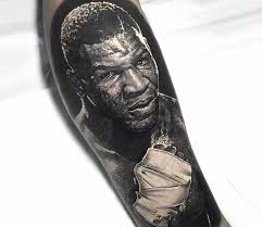 Iron mike vintage on black. Mike Tyson Tattoo By Steve Butcher Photo 18322