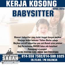 Perkongsian pelbagai tip kerjaya, temuduga, penulisan pastikan anda daftar percuma sebagai pembaca di laman kerja kosong kerajaan untuk mendapatkan tips luar buku yang bakal dikongsikan. Kerja Kosong Sabah Sabah Job Vacancy Kerja Kosong Sabah April 2018 Babysitter Kerjakosongsabah Facebook