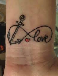 This tattoo is not expensive you can easily get rid of it. 25 Best Anchor Infinity Tattoos