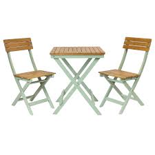 Garden Bistro Set Bentley National Trust Kingston Green Or Cream Available Buydirect4u