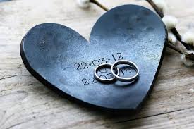 11th Anniversary Steel Gift For Him Steel Heart Dish Wedding Ring Dish Anniversary Gift For Her Personalized Gift Heart Bowl Hand Stamped 5 6th Anniversary Gifts 11th Anniversary Gifts Iron Anniversary Gifts